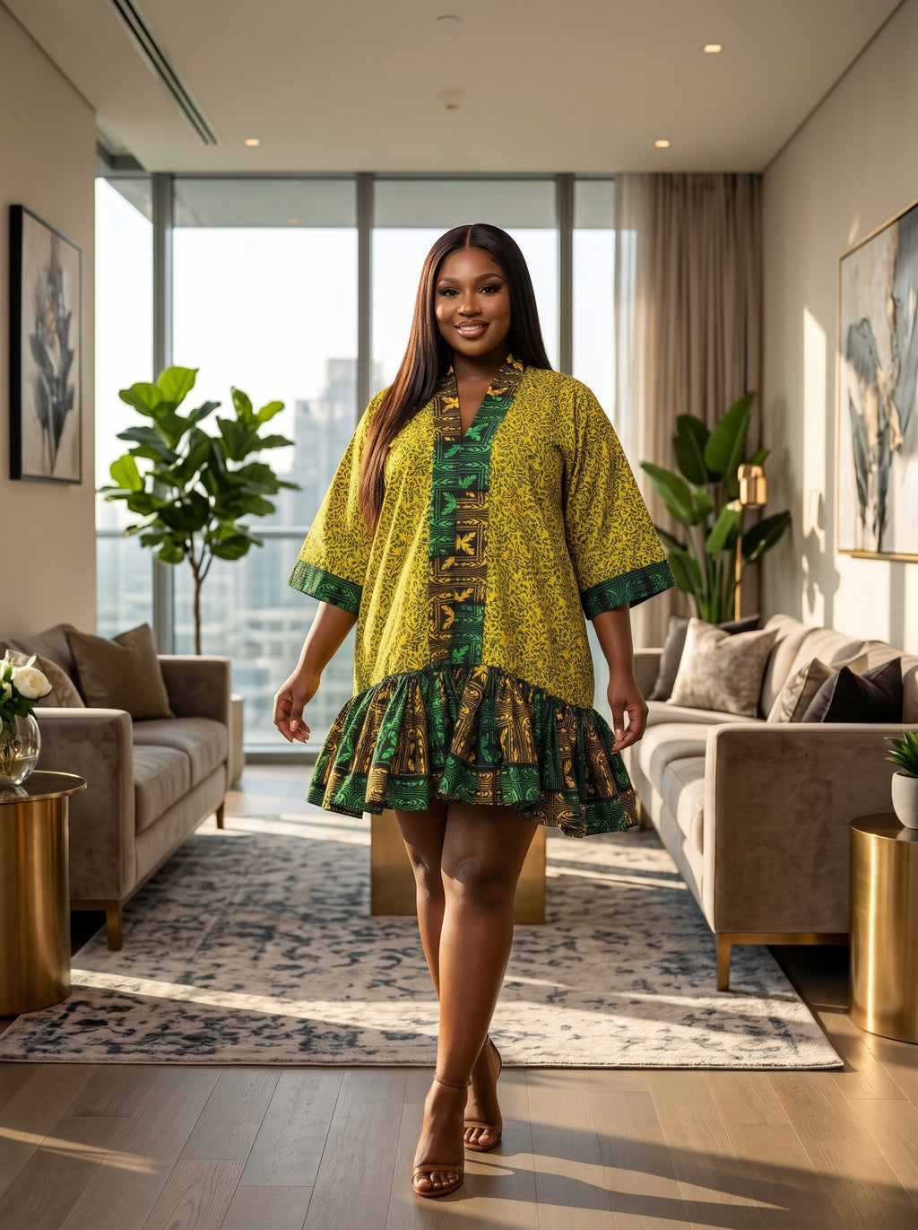 I92J Ankara dress