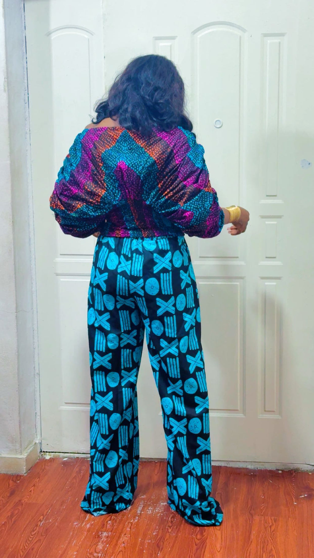 E48F(TWO PIECE TROUSER AND TOP)