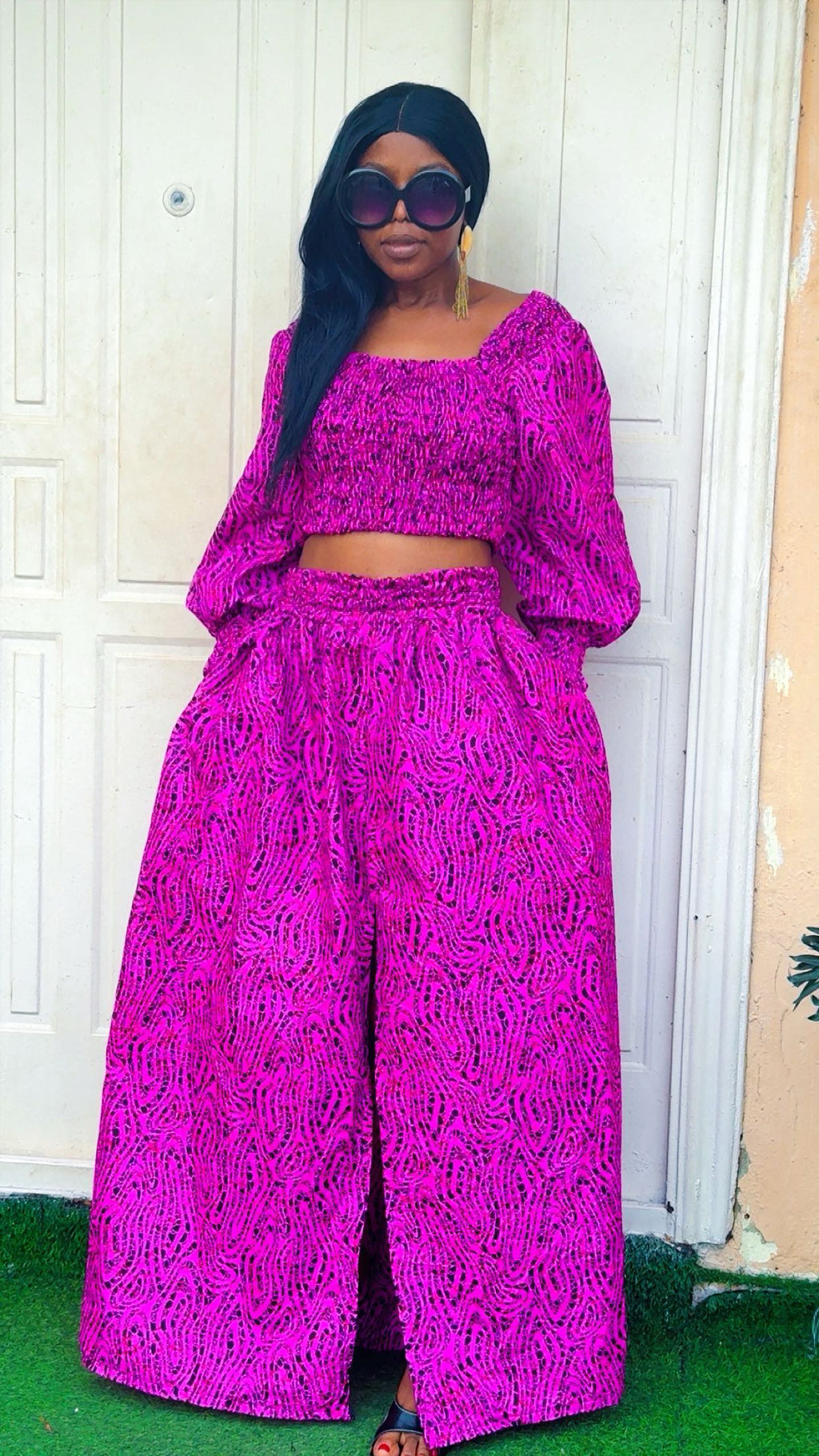 U54V (ANKARA TWO PIECE SKIRT AND TOP)