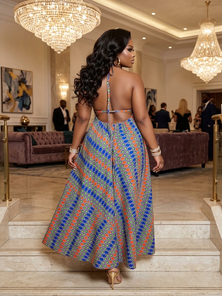 R83S Ankara dress