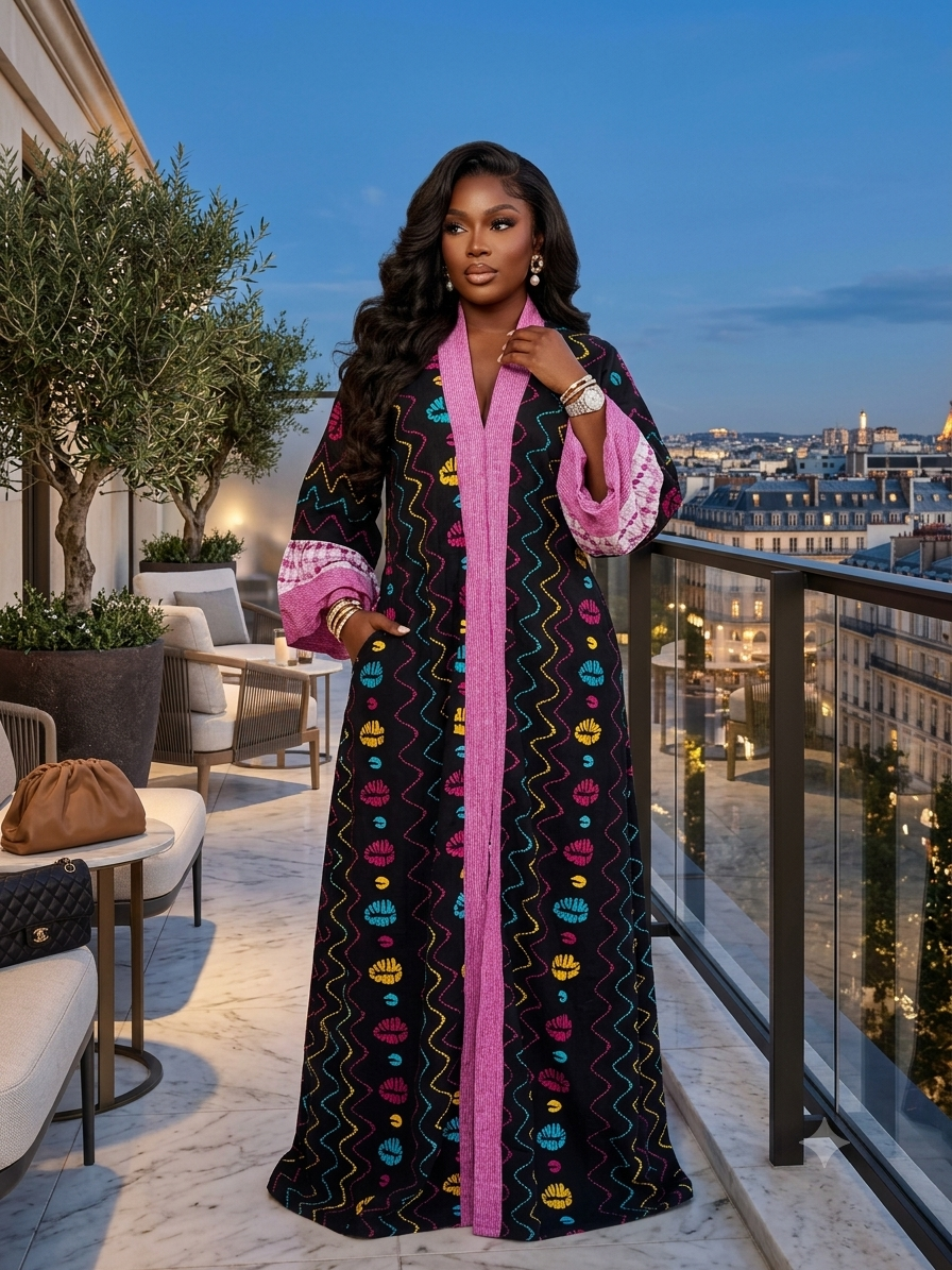 O84P Ankara dress
