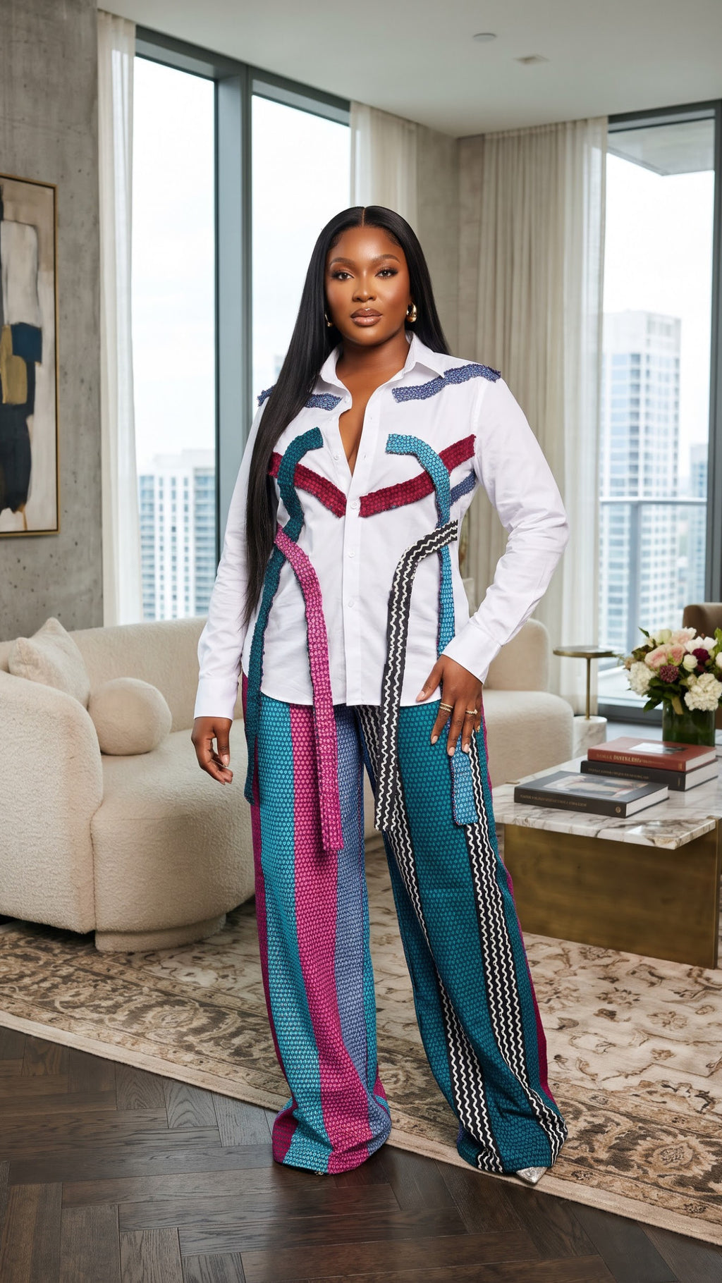 D92E  100% cotton Ankara  set