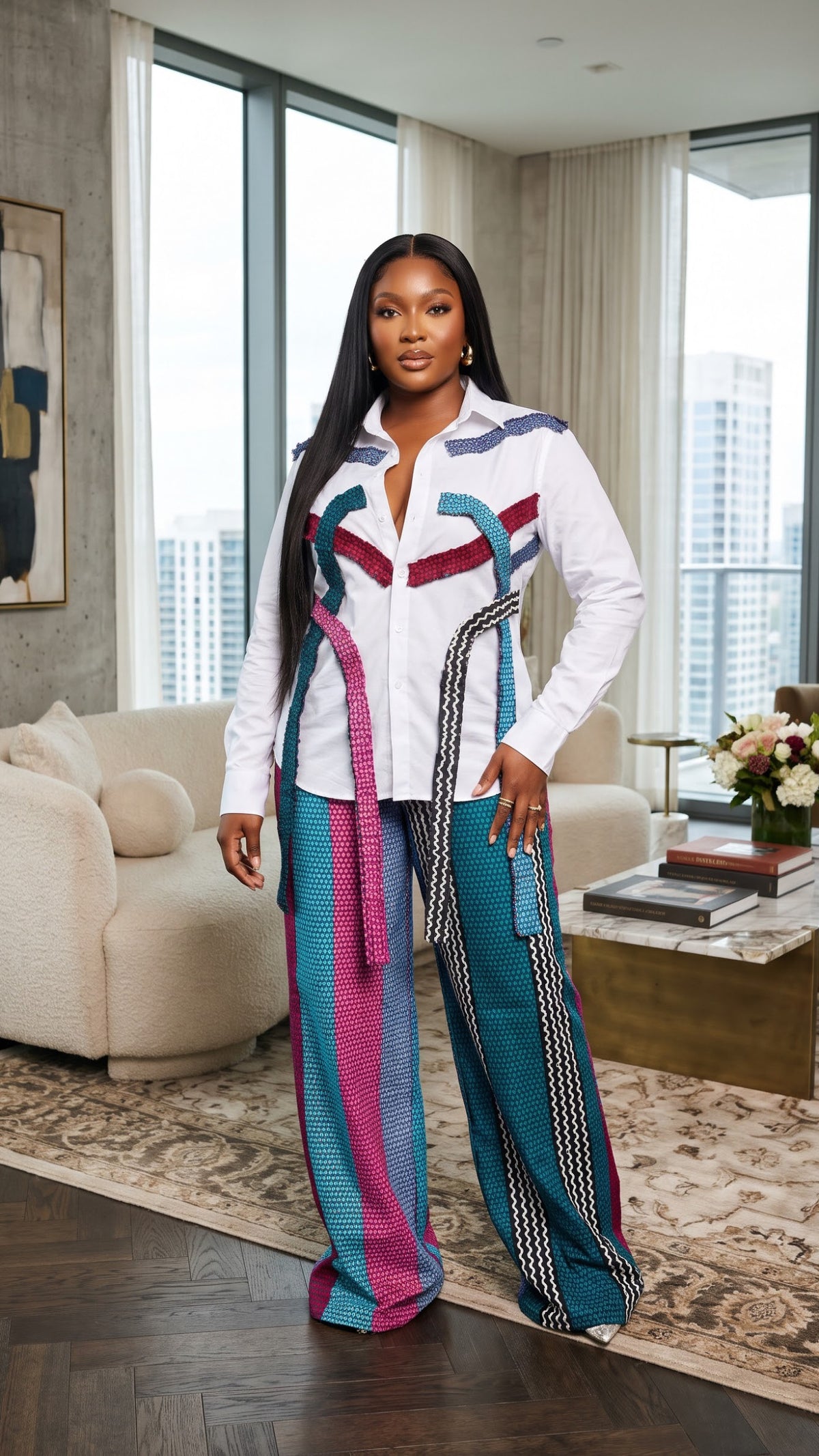 D92E  100% cotton Ankara  set