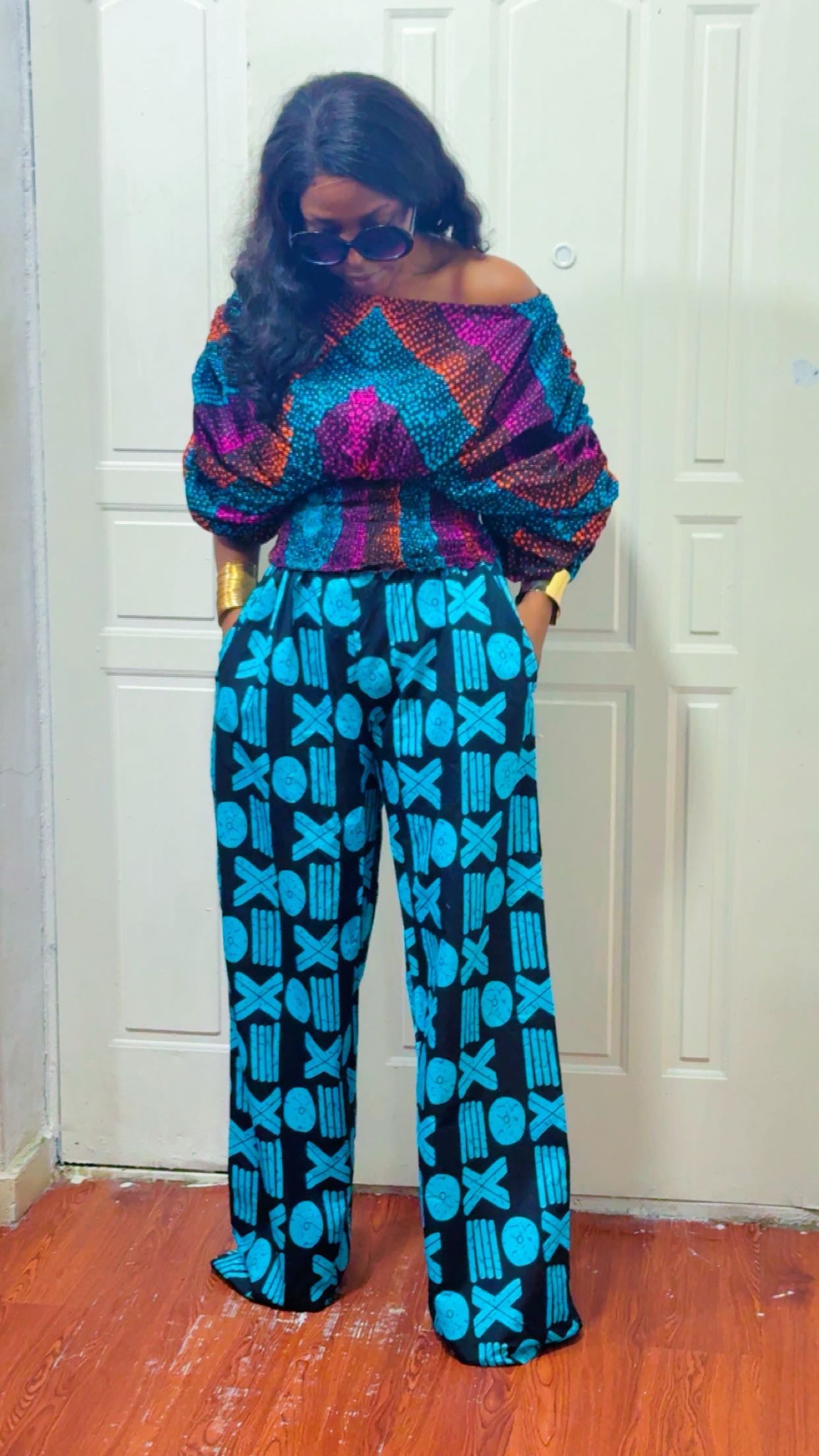 E48F(TWO PIECE TROUSER AND TOP)