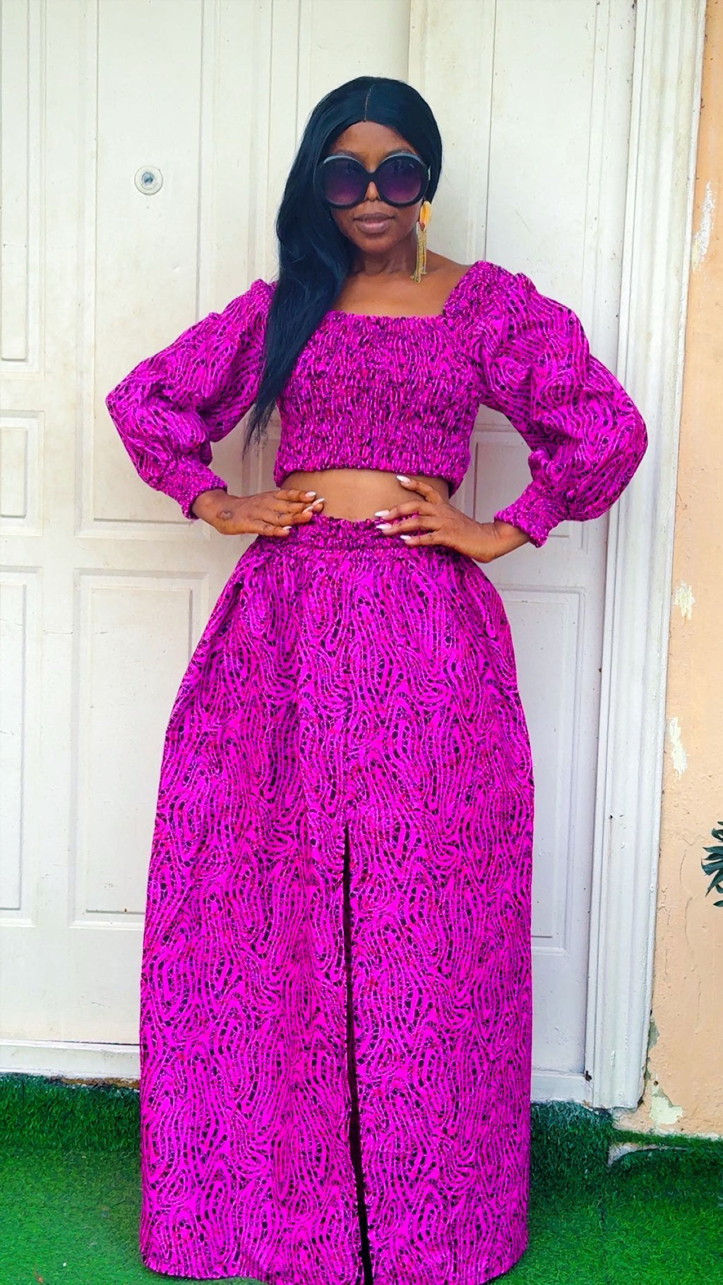 U54V (ANKARA TWO PIECE SKIRT AND TOP)