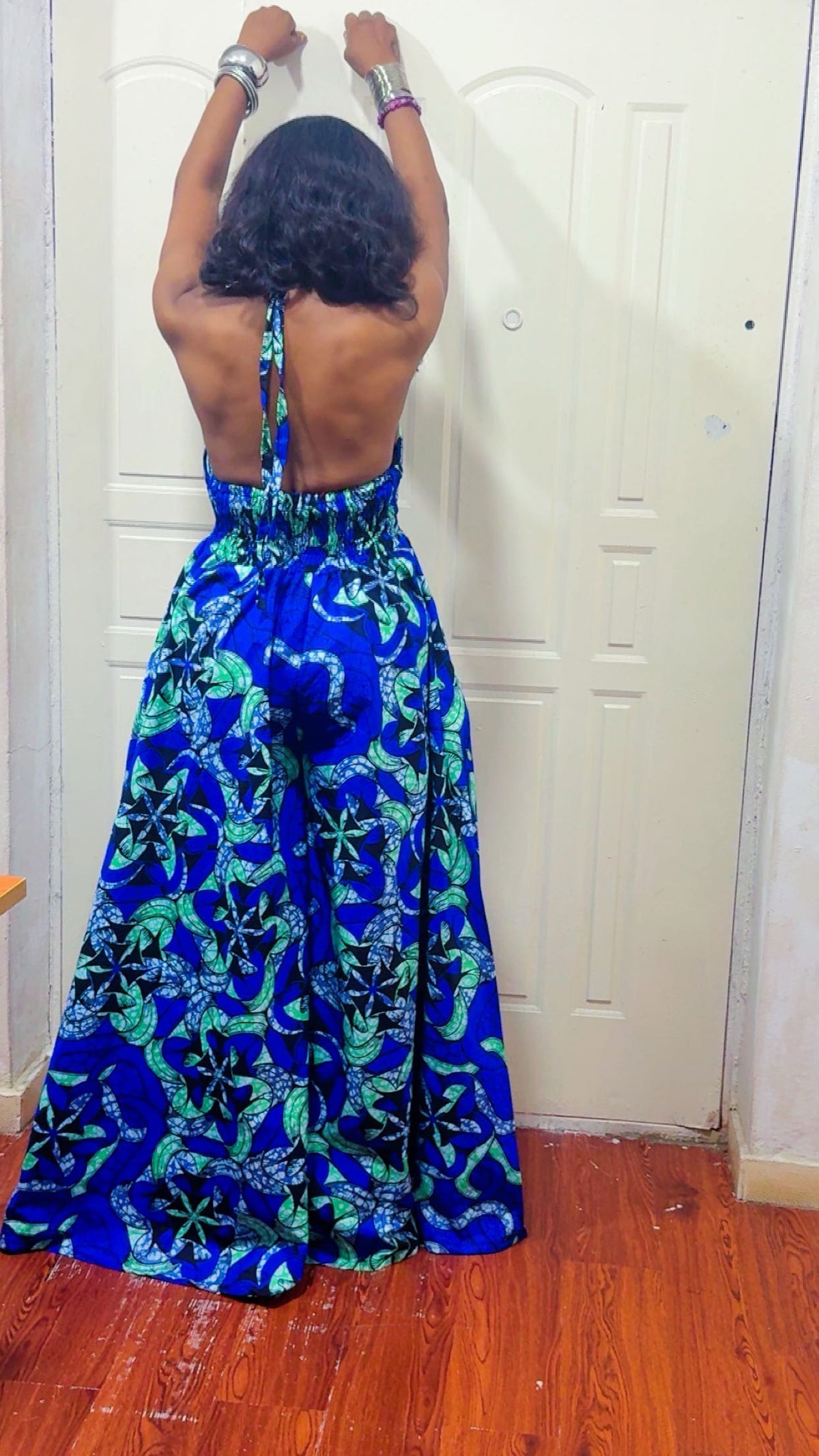 W77X (Ankara jumpsuit )
