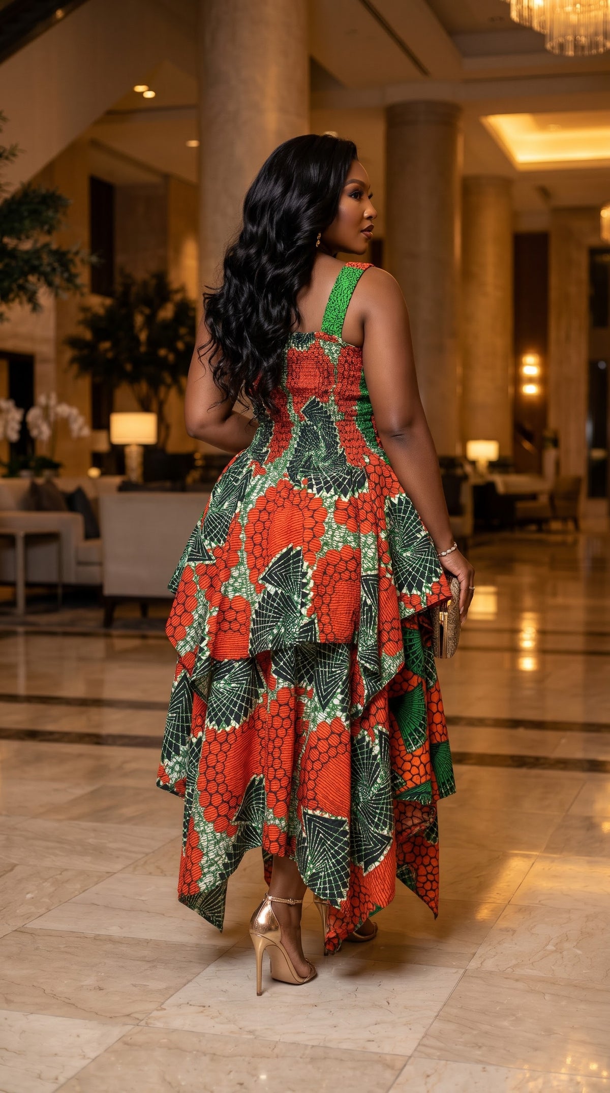 F91G Ankara dress