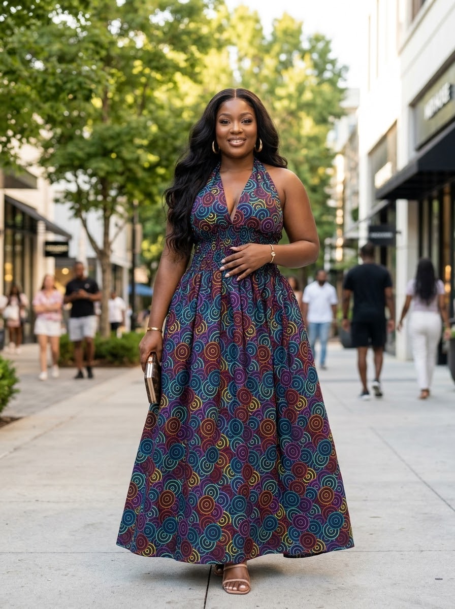 S87T Ankara dress