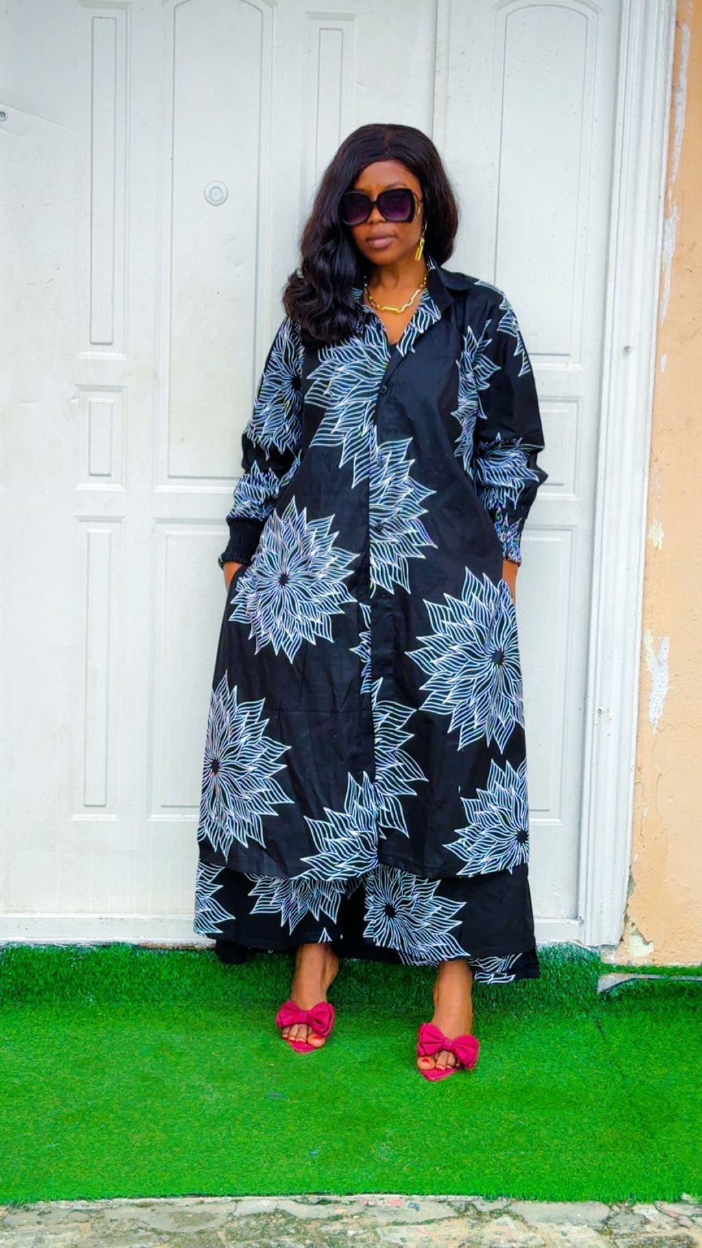 A87B 100%cotton Ankara set