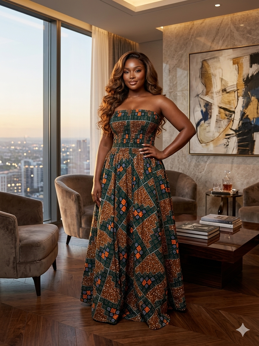 C46D (ANKARA DRESS)