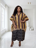 D82E 100%cotton Ankara dress