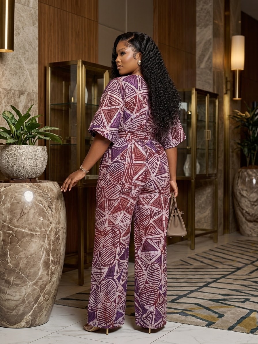 H76I ( ADIRE Jumpsuit )