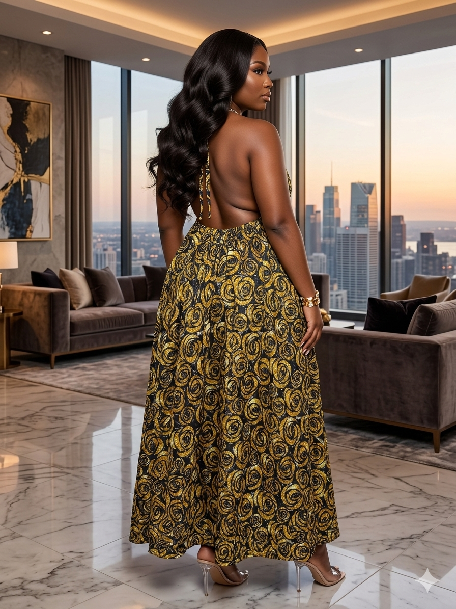 X55Y (Ankara dress)