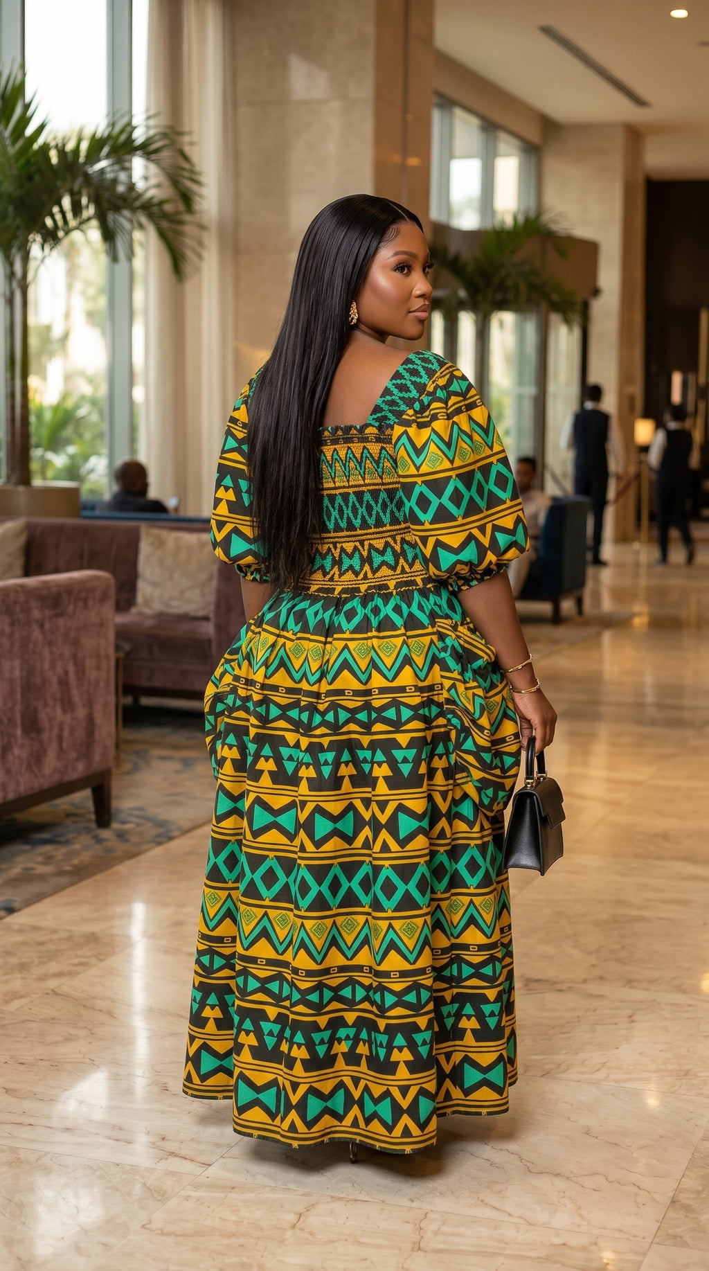 I91J Ankara dress