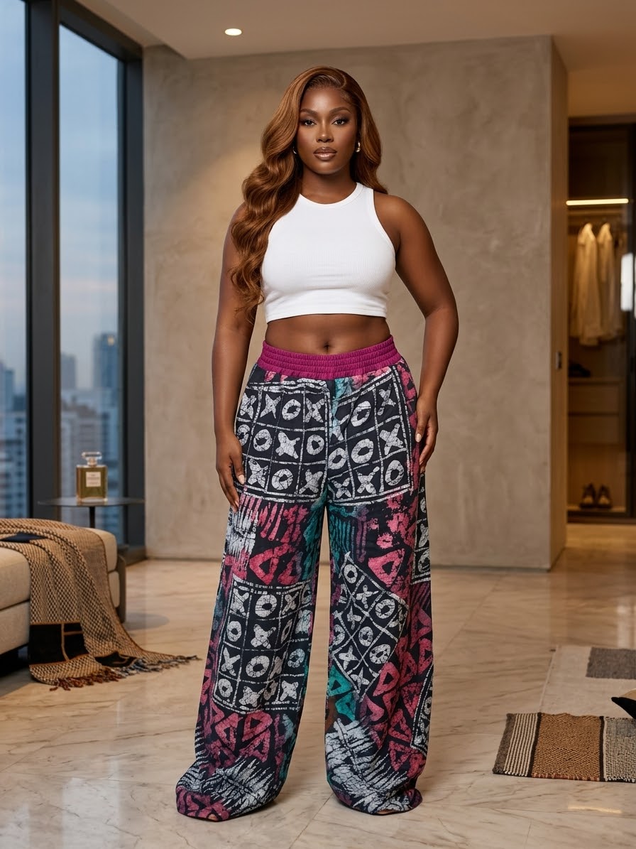 A77B (Adire pant )