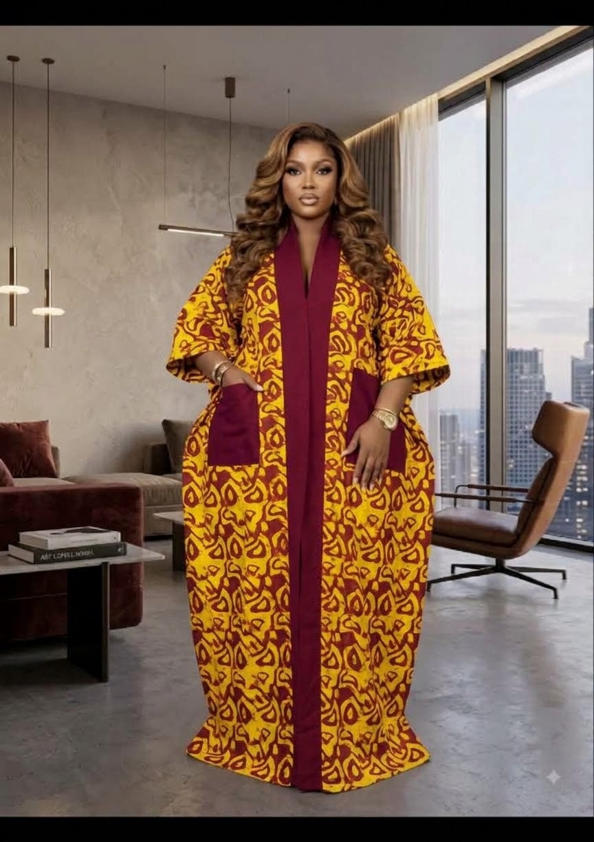 R84S 100% cotton Ankara and Asoke