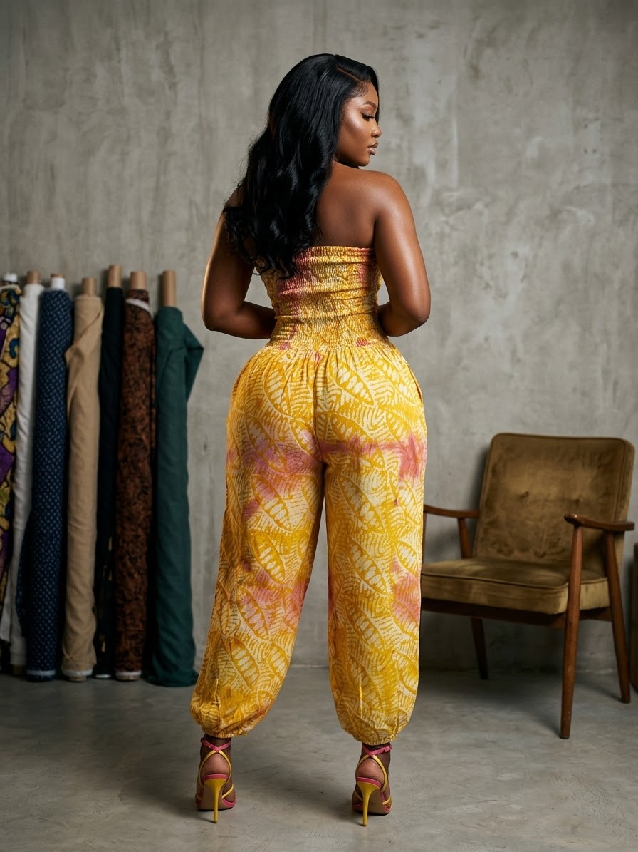 S73T (Adire Jumpsuit)