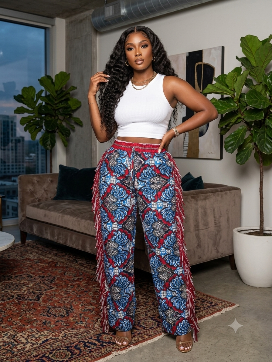B69C (100%Asoke and Ankara trouser)