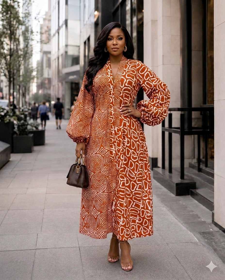 O43P(100% ANKARA DRESS)