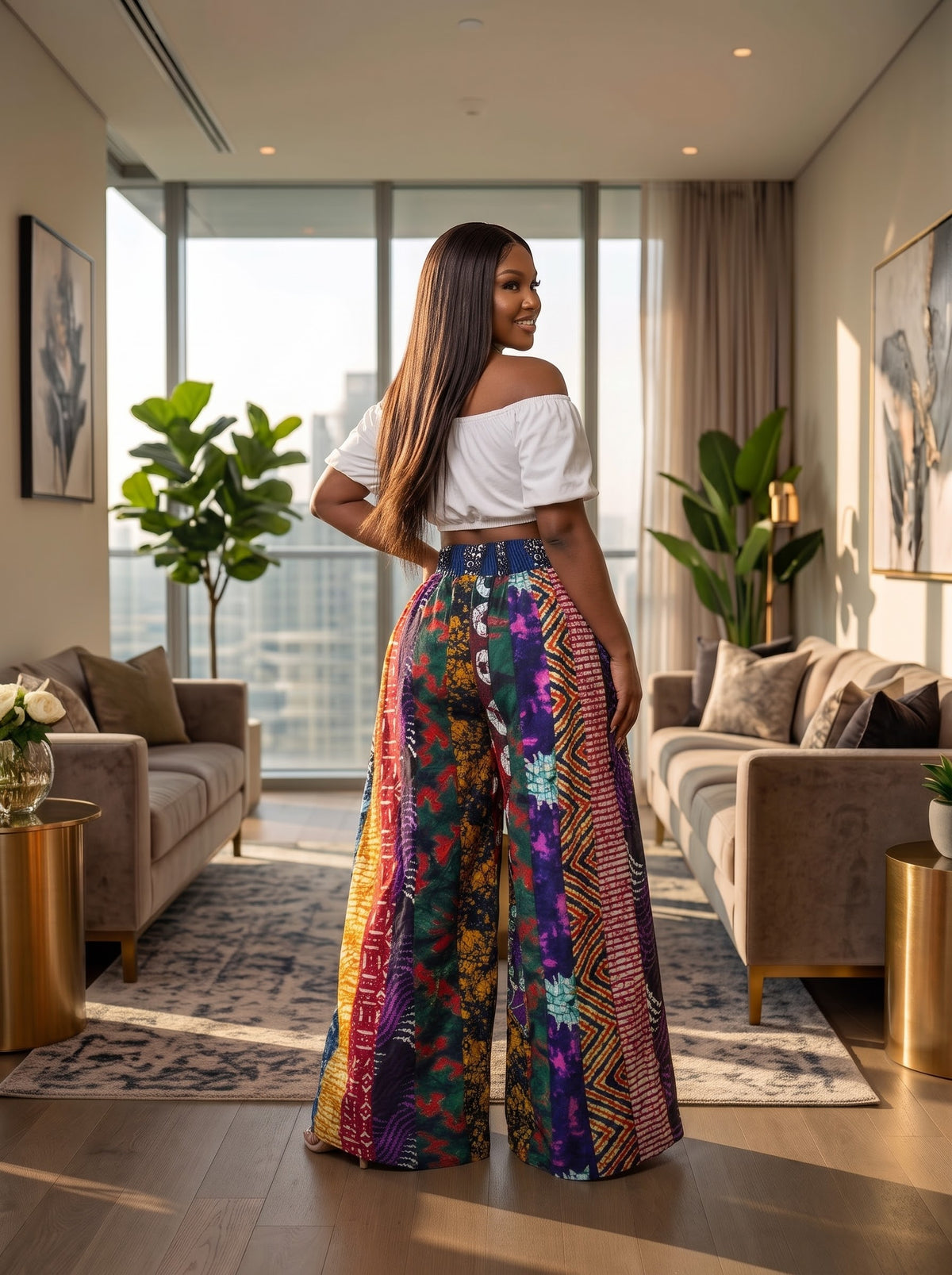 M92N Ankara patch pant