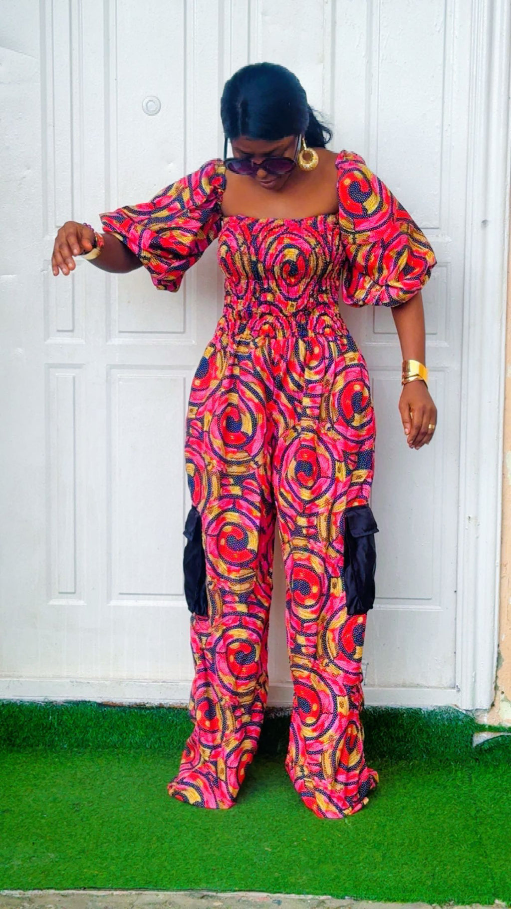 S82T Ankara jumpsuit