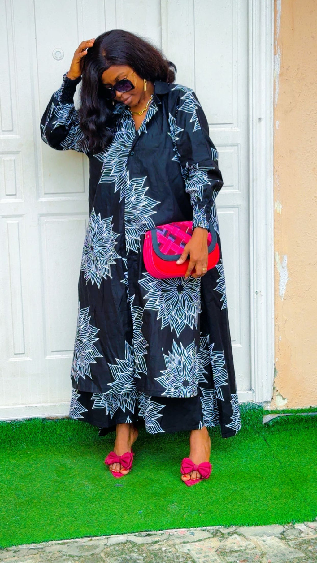 A87B 100%cotton Ankara set