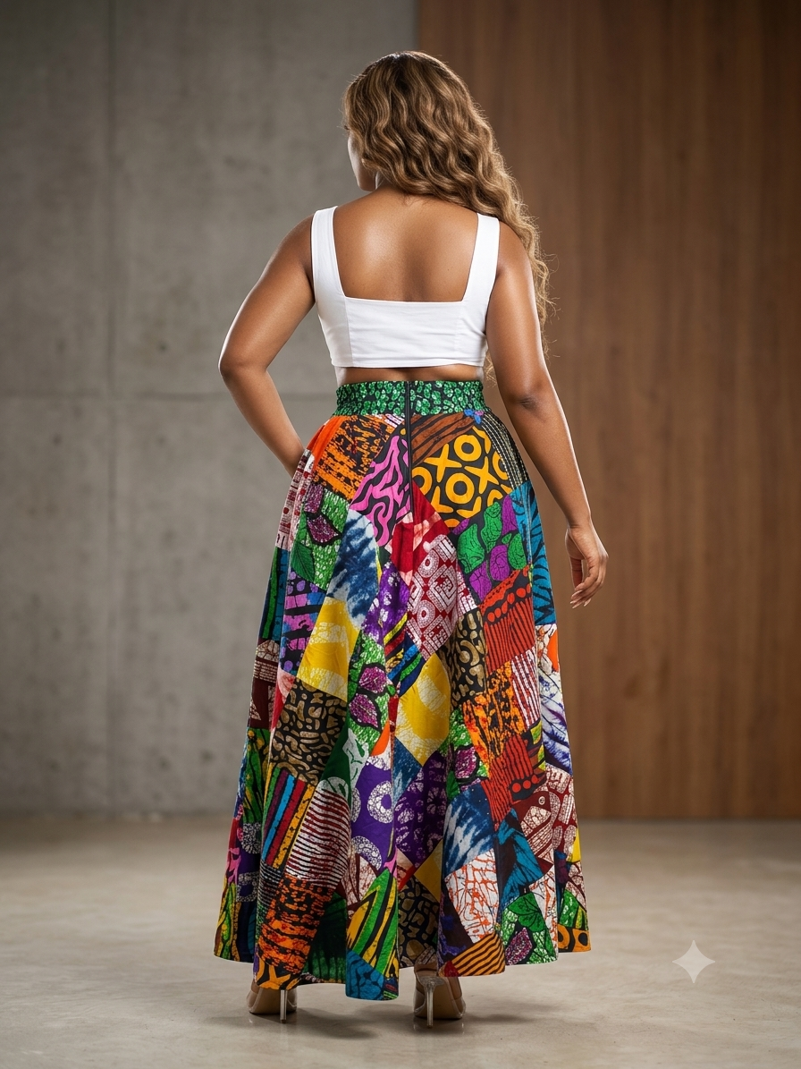 L72M (Ankara Skirt)
