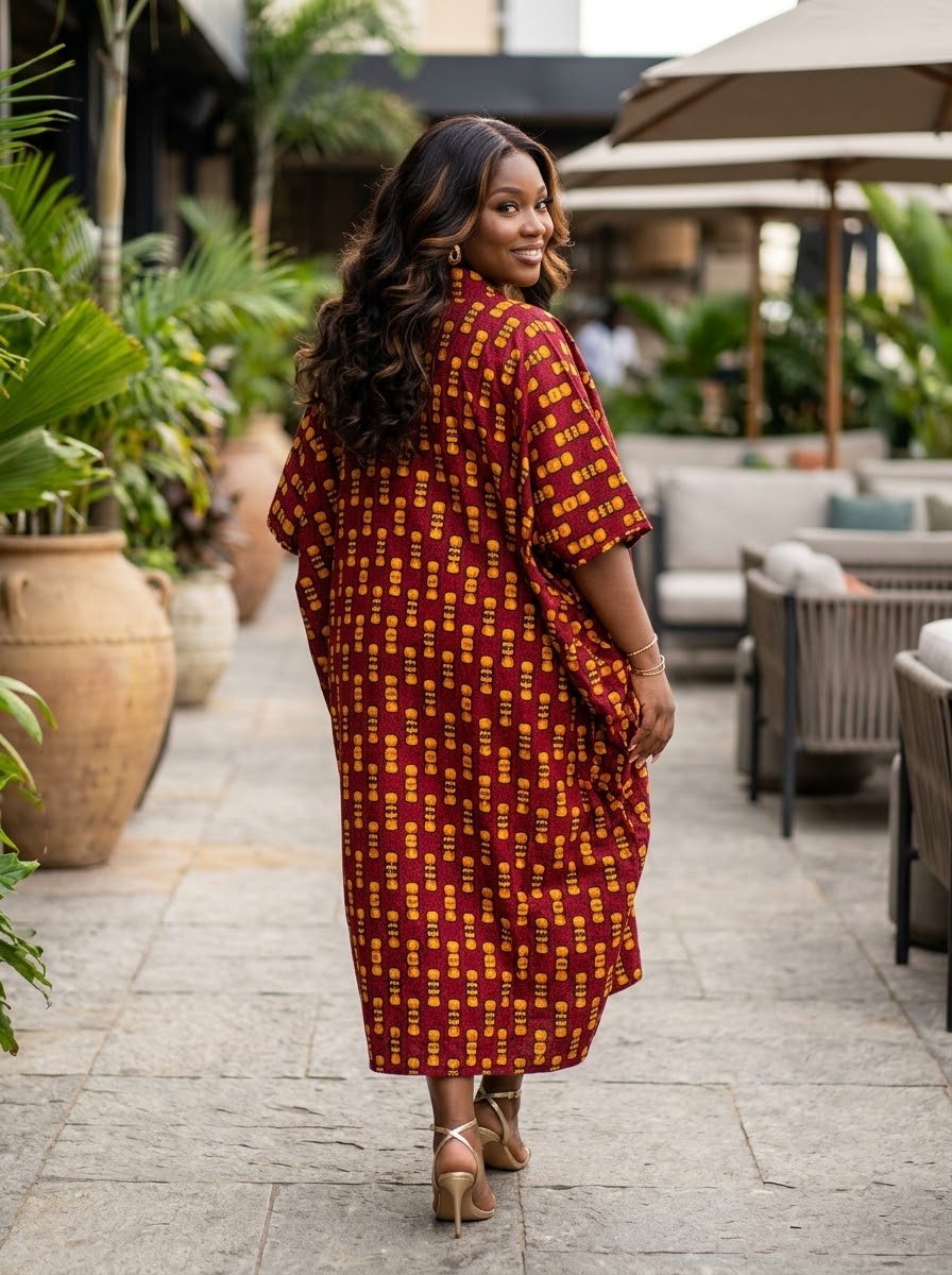 O86P Ankara dress