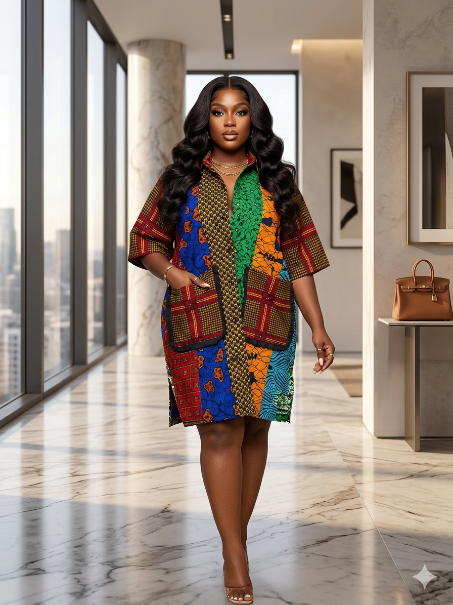D51E (ANKARA DRESS)