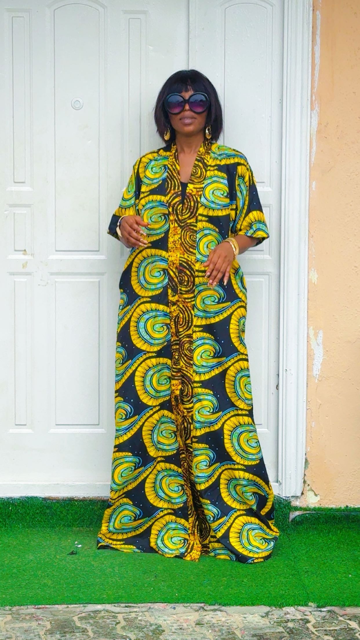 O51P (ANKARA DRESS)