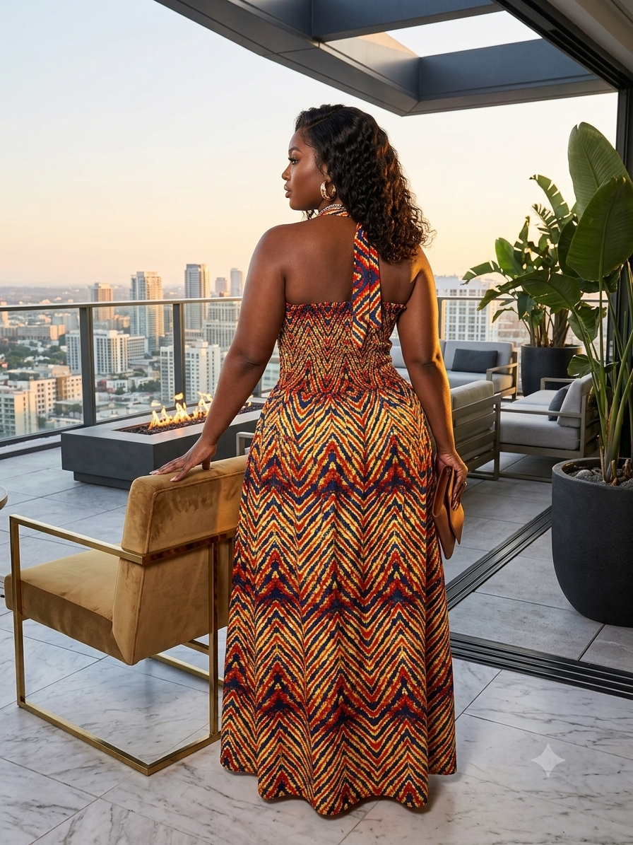 I69J (Ankara dress )