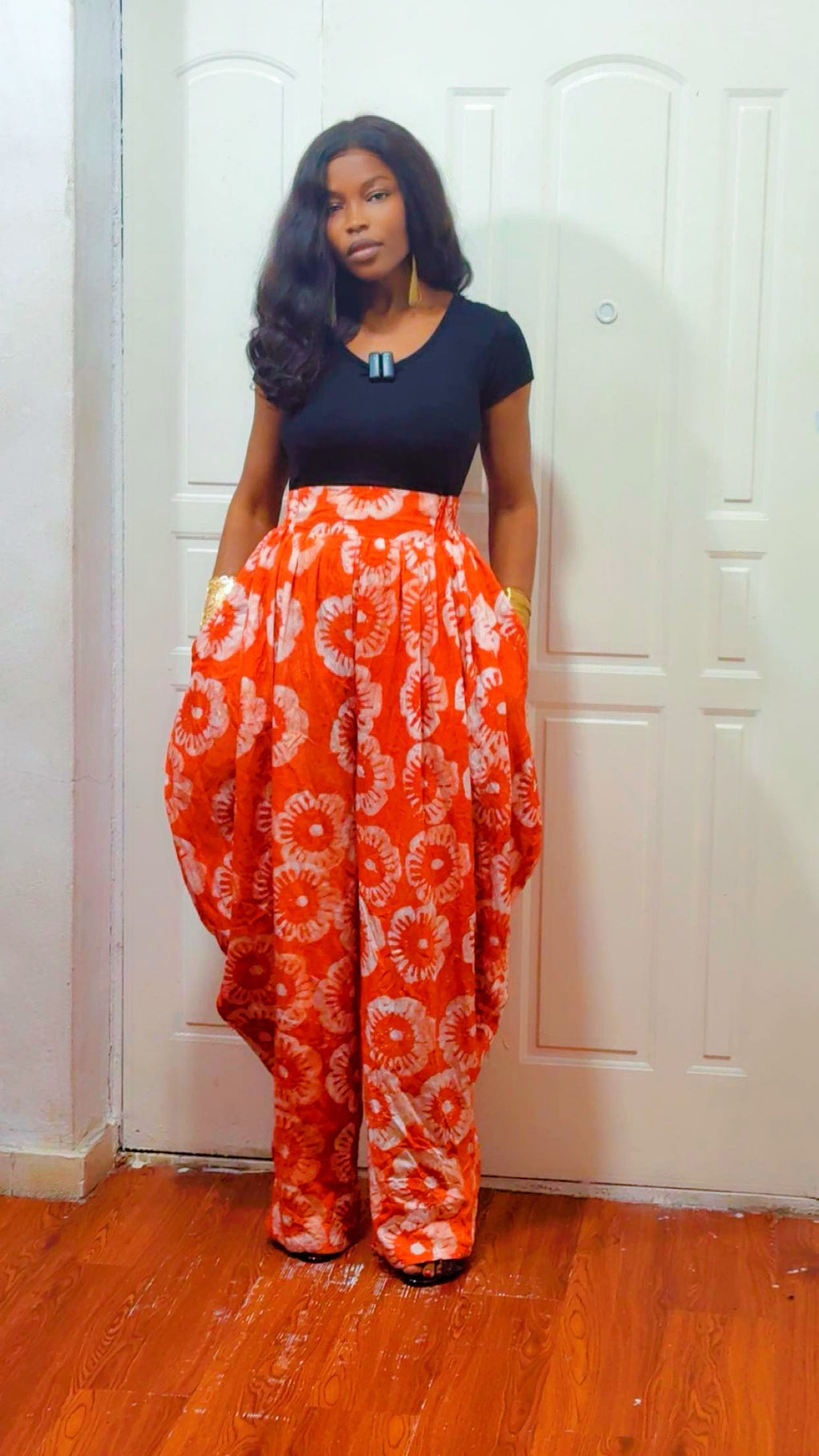 S55T (Adire pants)