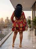 P48Q(TWO PIECE SKIRT AND TOP)