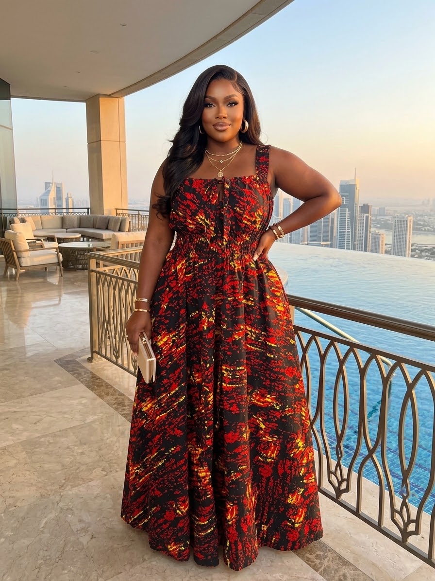 L83M Ankara dress