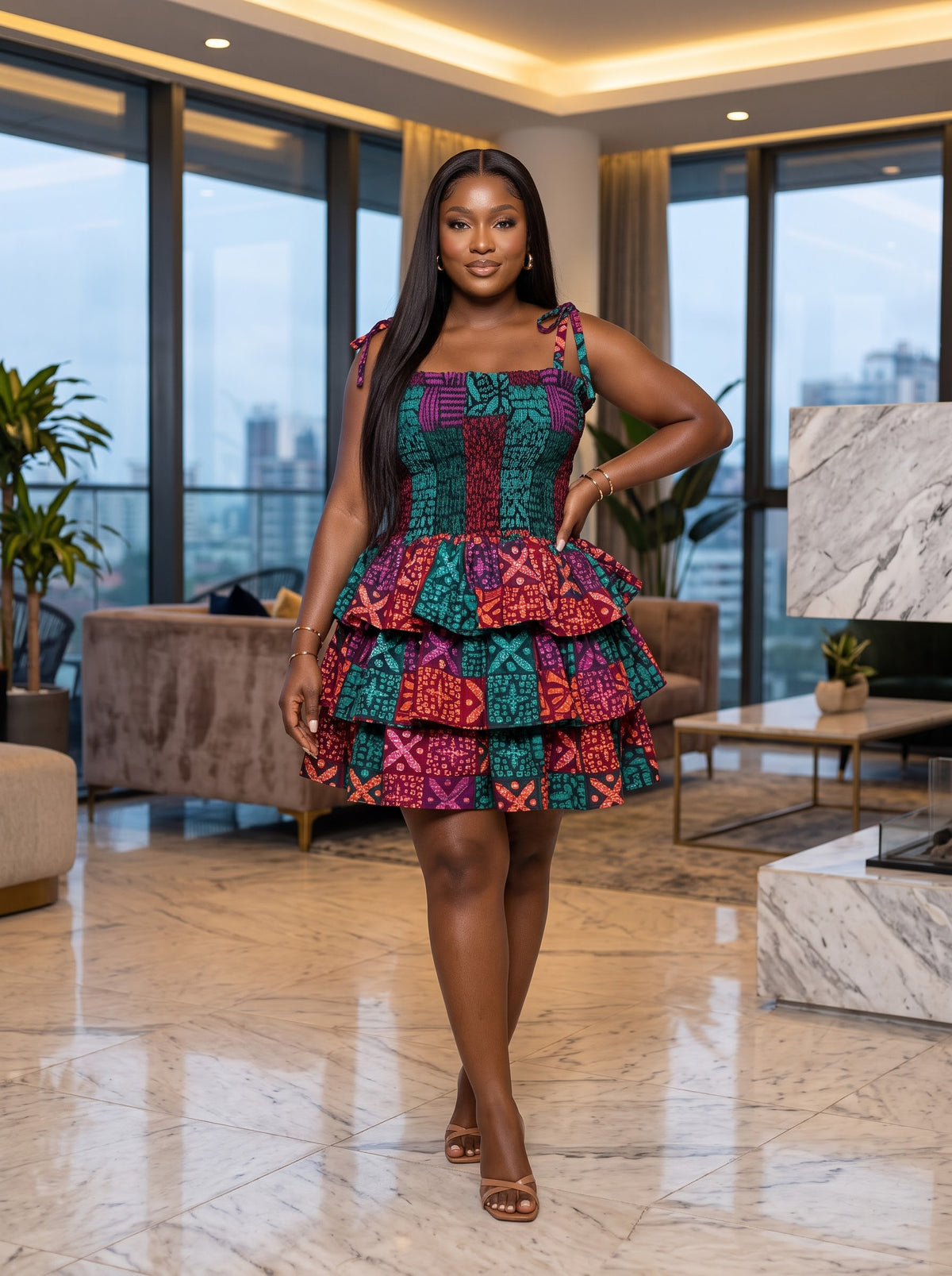 H90I Ankara dress