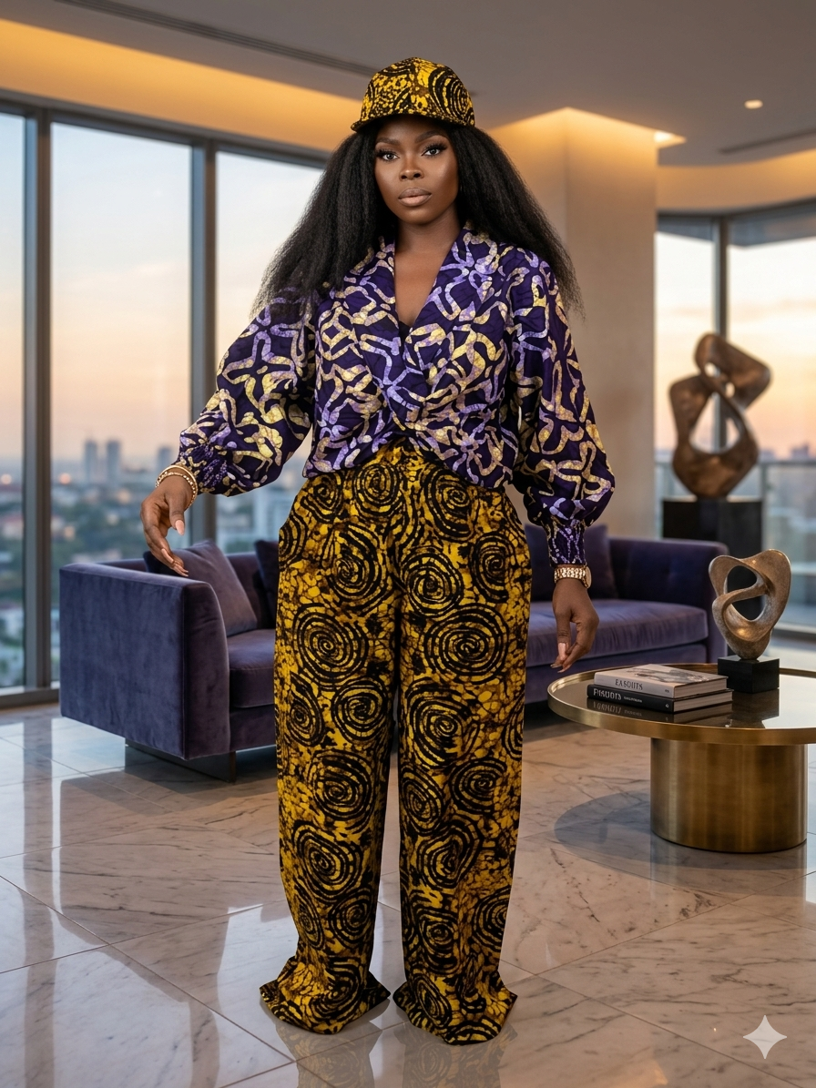W44X ( ANKARA TOP AND TROUSER)