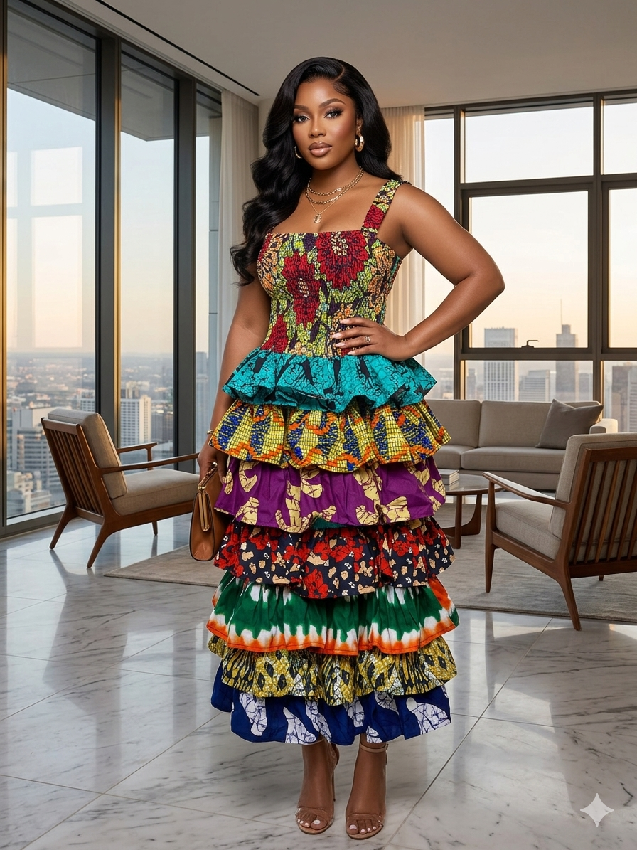 B51C (Ankara dress)