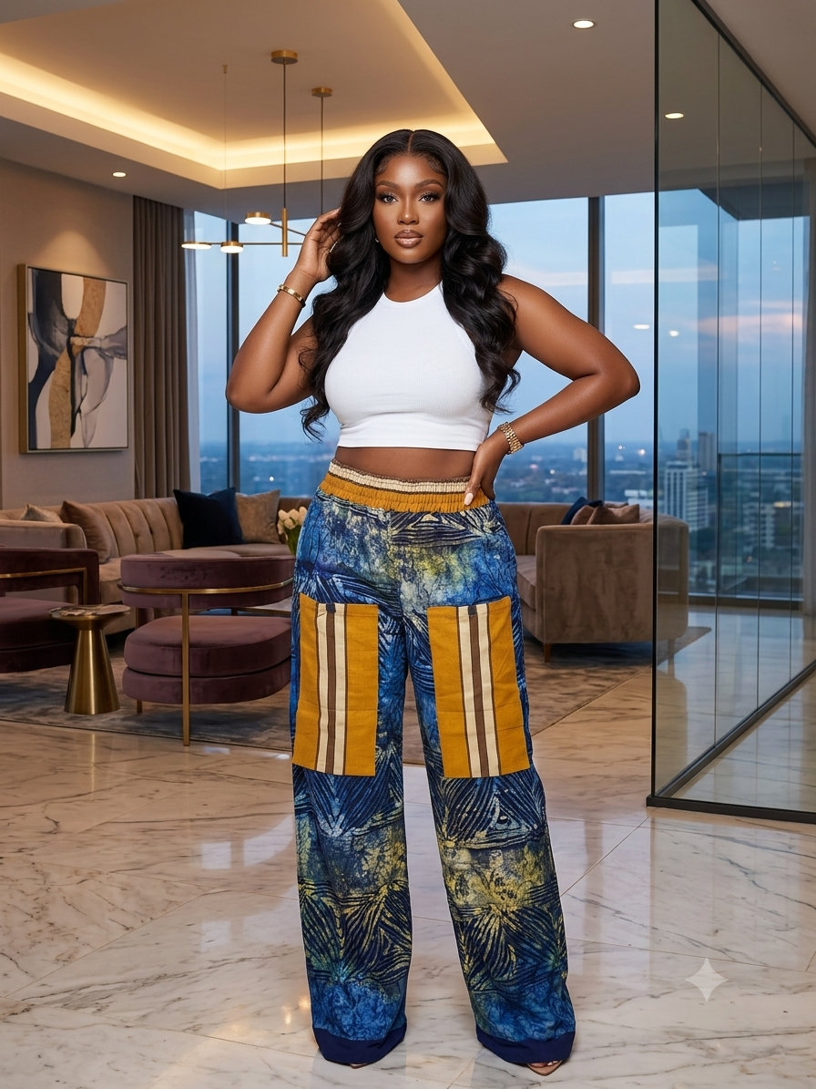 R65S (Adire pant)