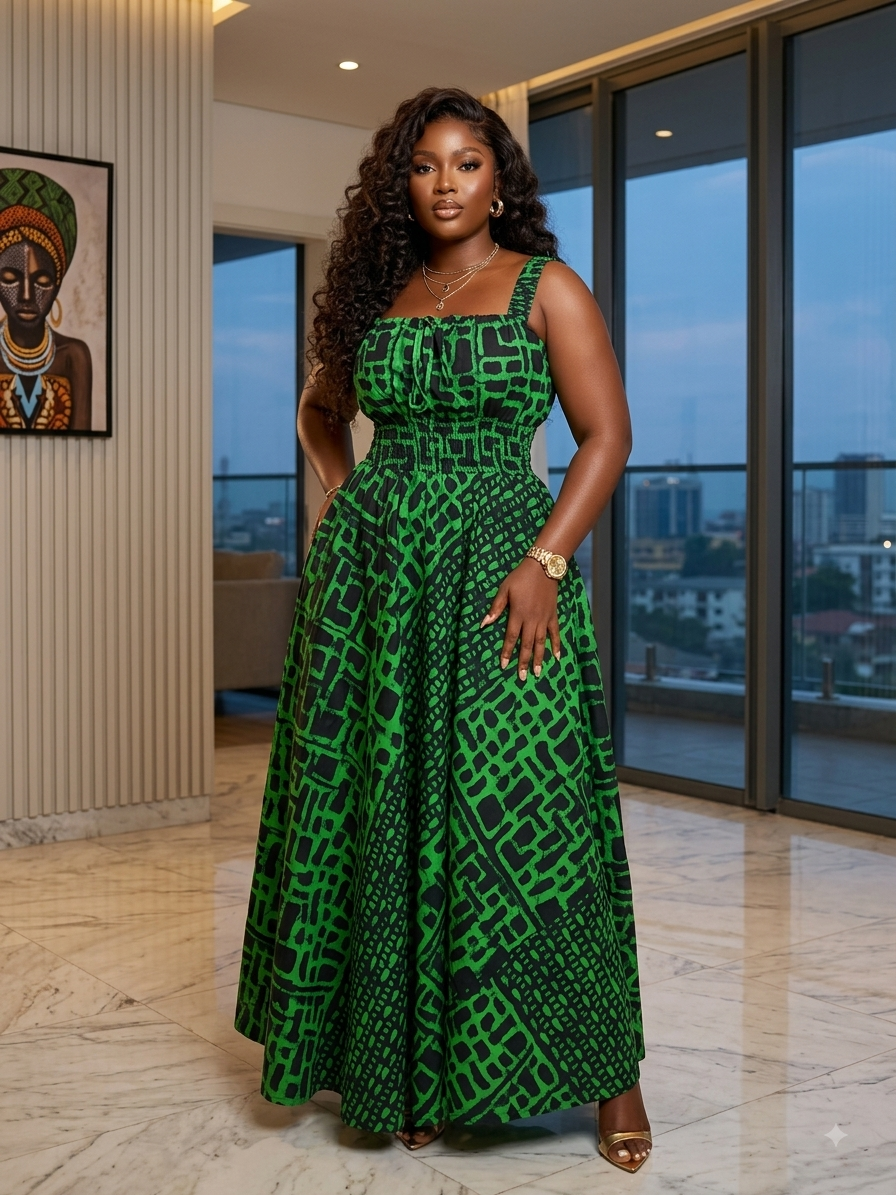 A71B (Ankara dress )