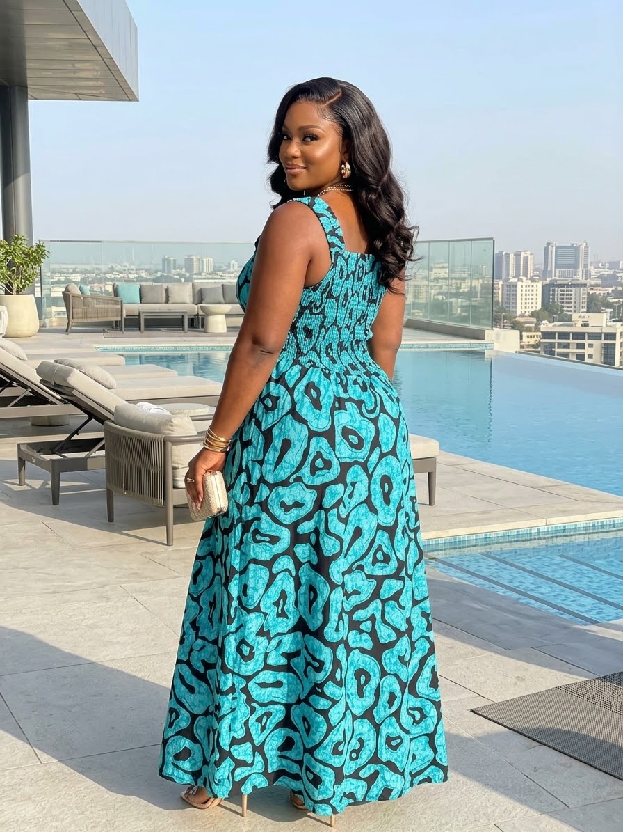 N83O Ankara dress