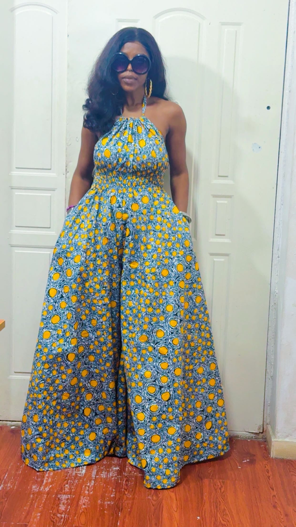 X77Y (Ankara jumpsuit )