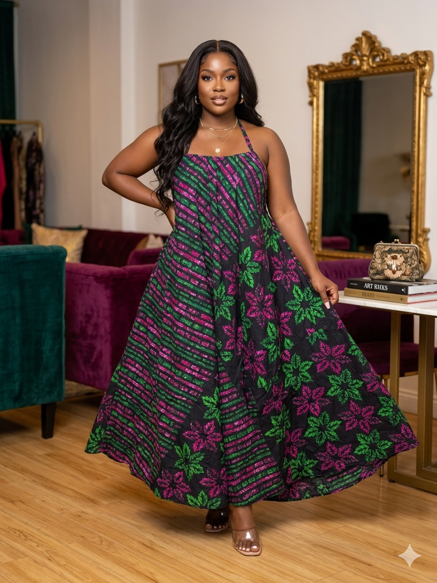U55V ( Ankara Dress)