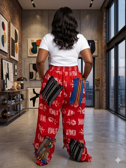 B27C(100% ANKARA AND ASOKE PANT)