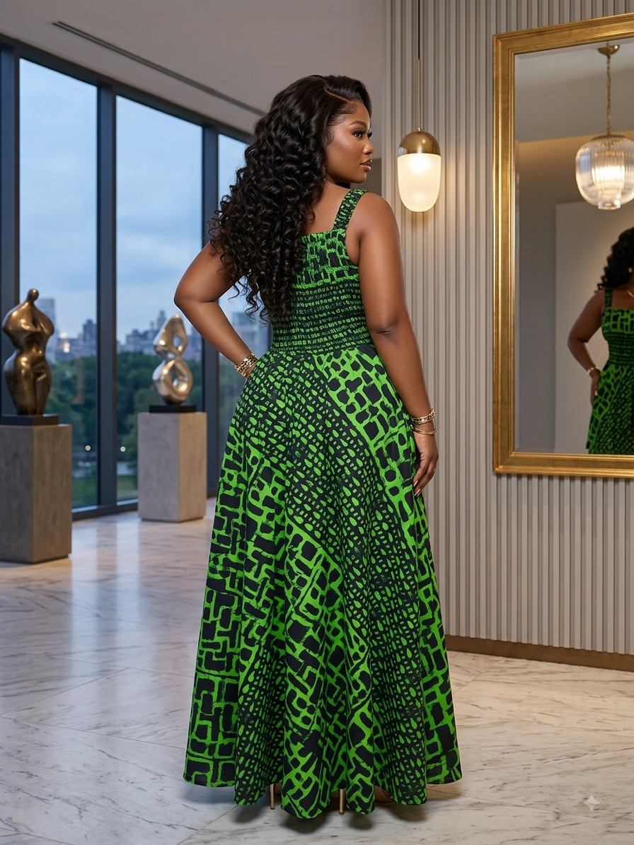 A71B (Ankara dress )