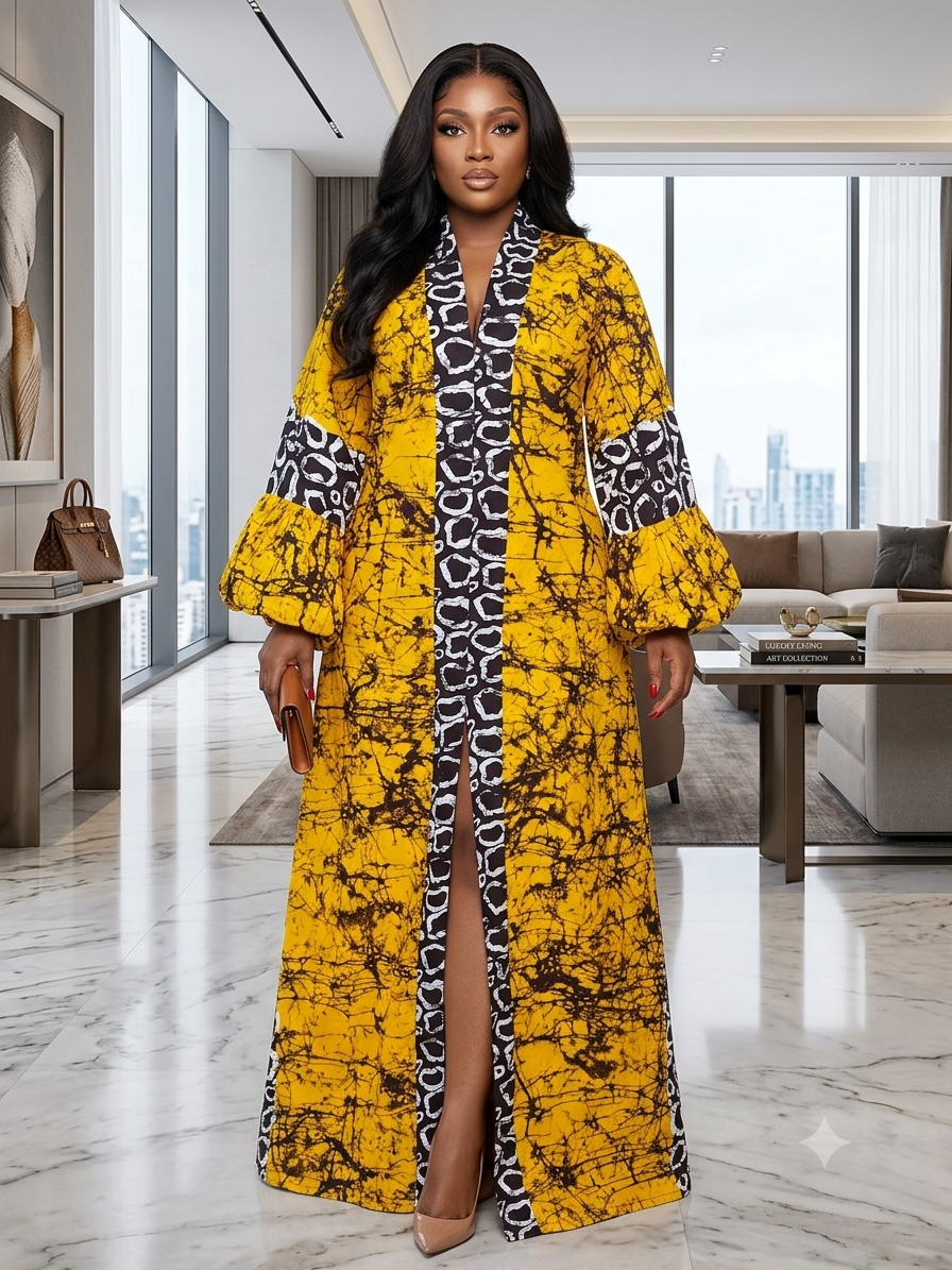 G66H (Ankara long dress)