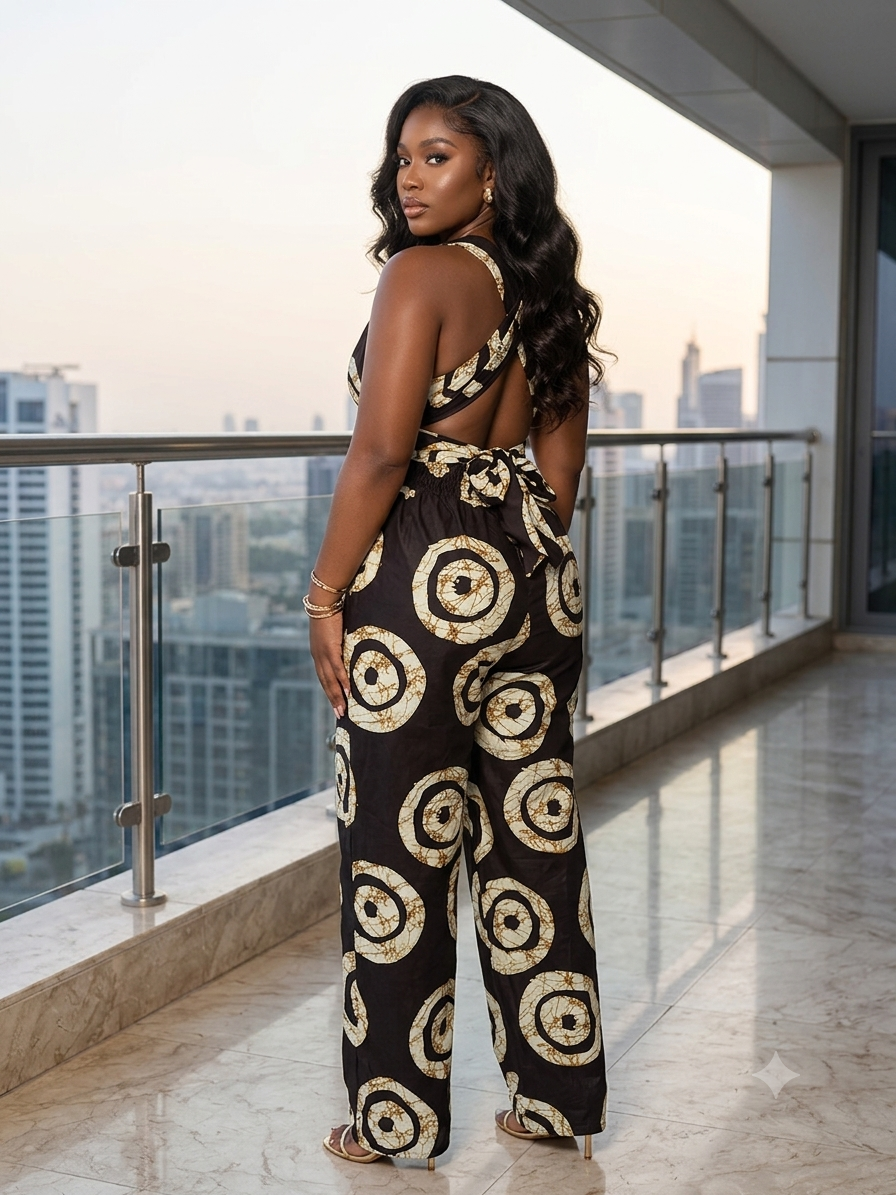 P69Q (Ankara jumpsuit )