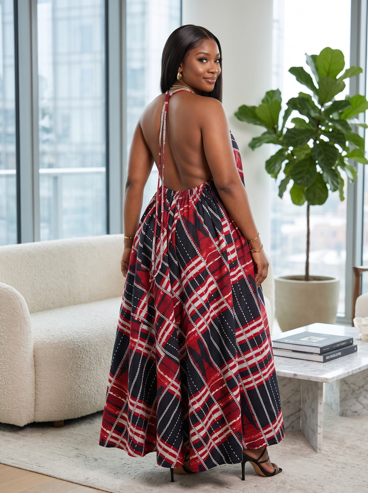 H91I Ankara dress
