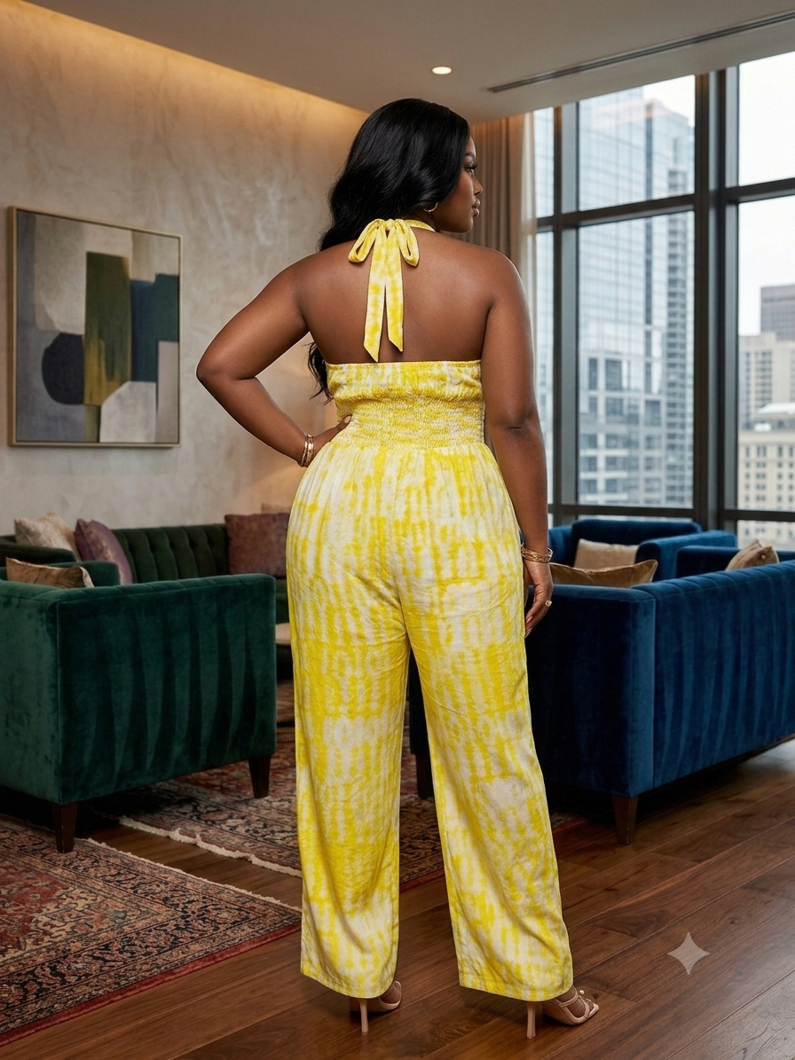 L63M (Adire Jumpsuit )