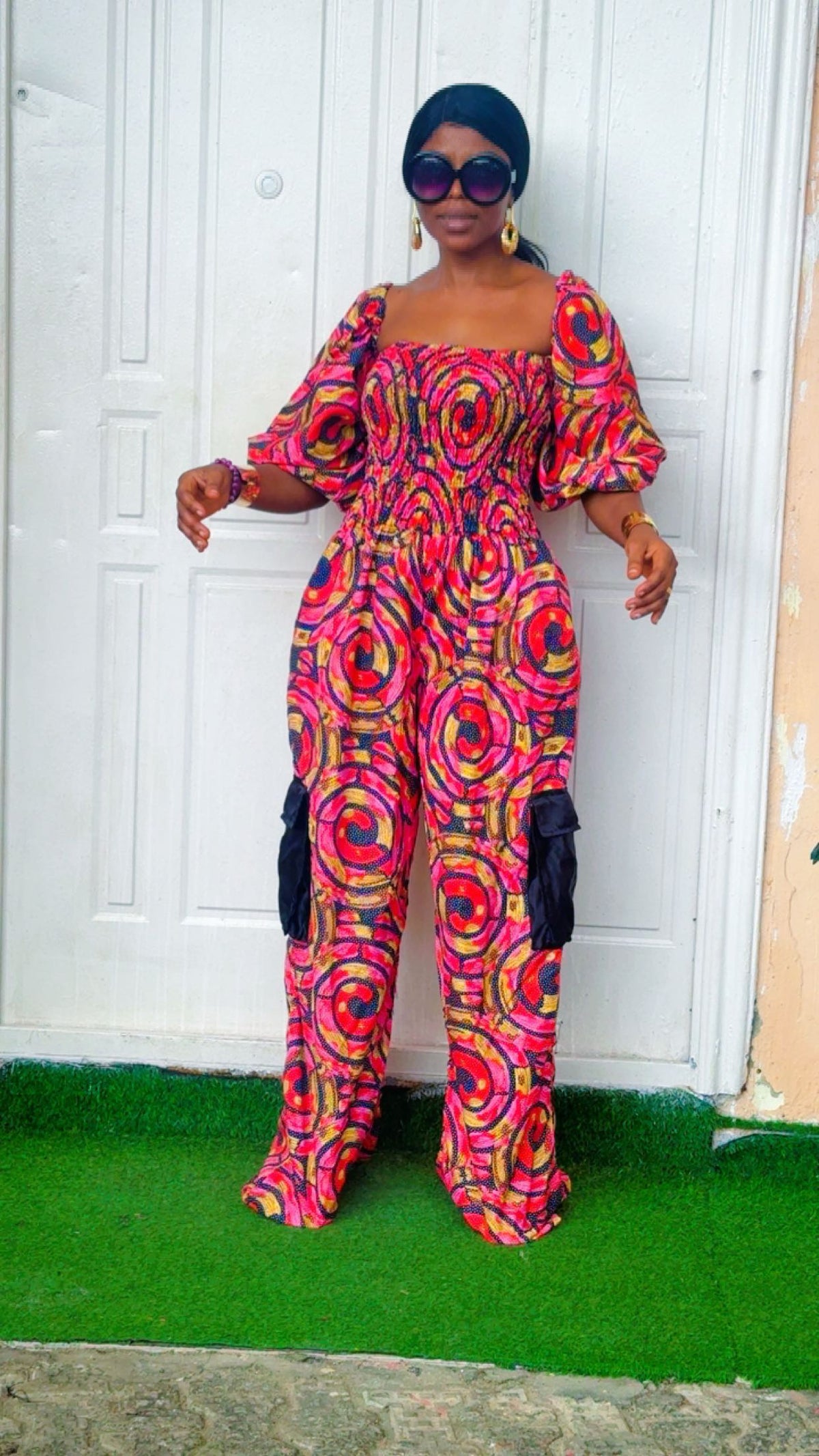 S82T Ankara jumpsuit