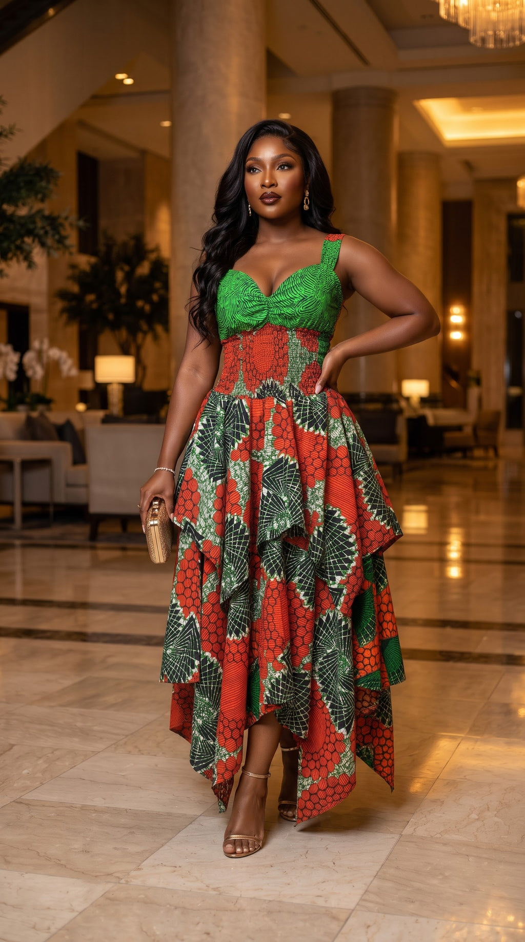 F91G Ankara dress
